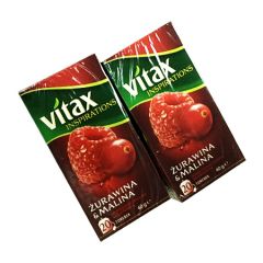 波兰  Vitax 覆盆子蔓越莓水果茶20包每盒茶 超实惠 健康美丽  养容美颜 养生美白