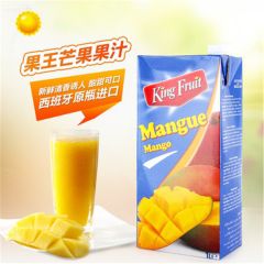 西班牙King Fruit果王芒果汁软饮料1L 浓缩果味进口饮料