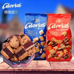 德国歌尼斯Glories混装华夫饼干500g蓝色袋休闲零食点心早餐送礼