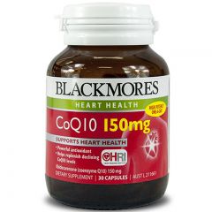 澳洲Blackmores High Potency高浓缩辅酶Q10心脏软胶囊30粒保健品保护心脏