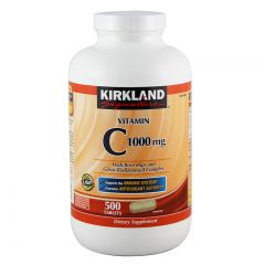 美国Kirkland柯克兰玫瑰果维生素c片VC片1000mg*500粒增强免疫系统抗病毒美白肌肤淡斑