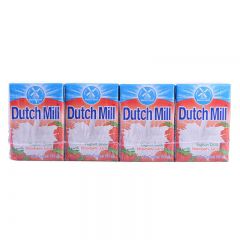 泰国Dutch Mill达美草莓味酸奶饮品90ml*4/组果味酸奶早餐奶饮料