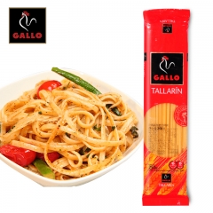 西班牙进口Gallo公鸡扁身意大利面条250g 意粉意面通心粉