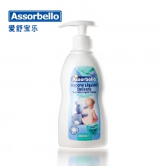 意大利进口 Assorbello爱舒宝乐婴儿液体香皂敏针对感肌肤300ml 天然安全健康呵护