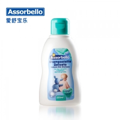 意大利进口 Assorbello婴幼儿儿童宝宝洗发水洗头香波无温和刺激200ml 健康安全放心